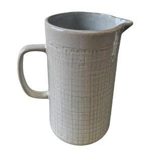 Broc Artisanal en céramique Gris 1,5 Litres