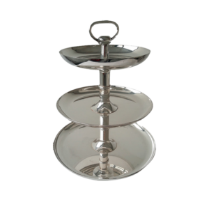 Coupe Argent 3 Etages H 44 cm