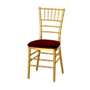 Chaise Gala PVC Dorée