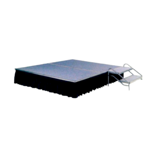 Estrade Moquettée Grise