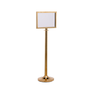 Potelet Porte Enseigne (Format Paysage A3)